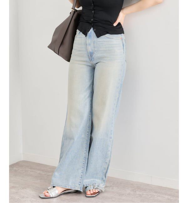 U by SPICK&SPAN「≪予約≫LEVI'S/リーバイス RIBCAGE WIDE LEG H223」|デニム|