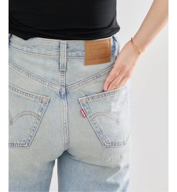 U by SPICK&SPAN「≪予約≫LEVI'S/リーバイス RIBCAGE WIDE LEG H223」|デニム|