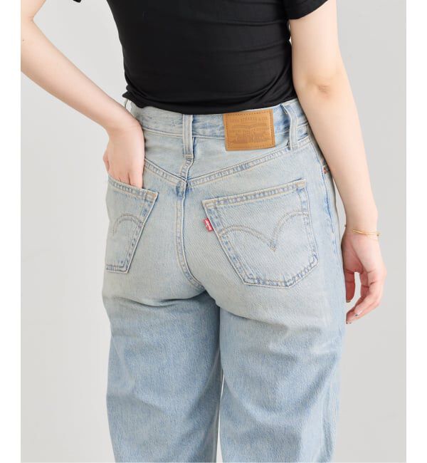 U by SPICK&SPAN「≪予約≫LEVI'S/リーバイス RIBCAGE WIDE LEG H223」|デニム|