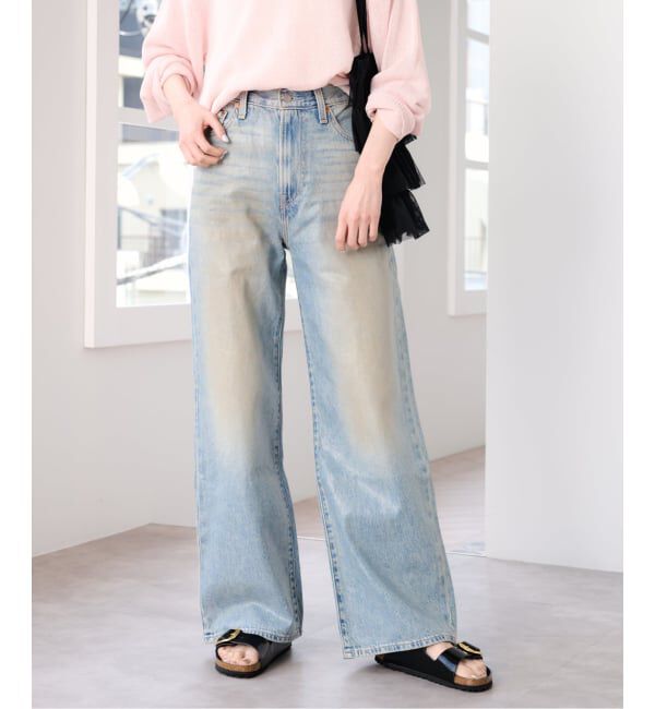 U by SPICK&SPAN「≪予約≫LEVI'S/リーバイス RIBCAGE WIDE LEG H223」|デニム|
