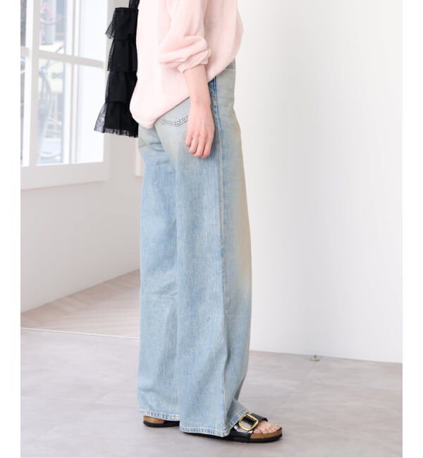 U by SPICK&SPAN「≪予約≫LEVI'S/リーバイス RIBCAGE WIDE LEG H223」|デニム|