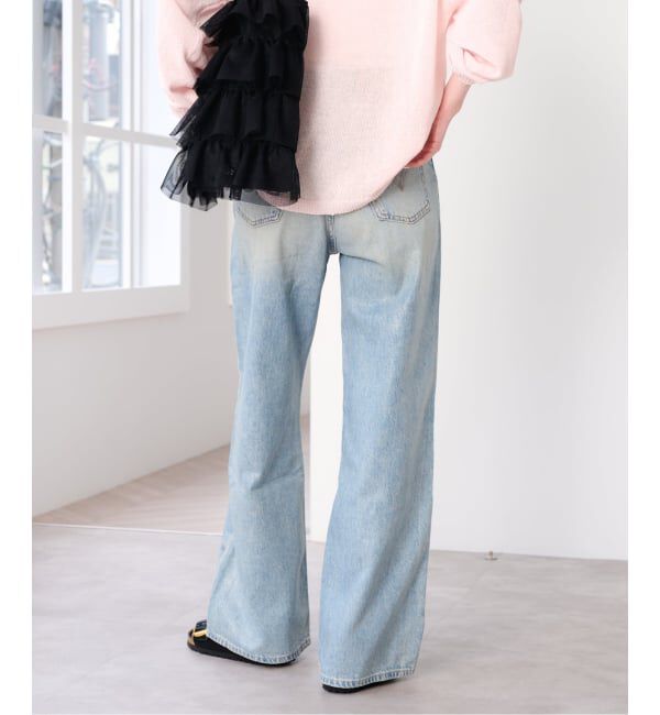 U by SPICK&SPAN「≪予約≫LEVI'S/リーバイス RIBCAGE WIDE LEG H223」|デニム|