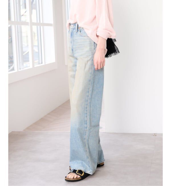 U by SPICK&SPAN「≪予約≫LEVI'S/リーバイス RIBCAGE WIDE LEG H223」|デニム|
