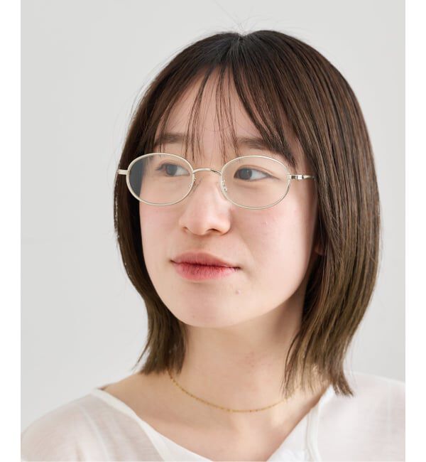 U by SPICK&SPAN「《予約》NOEYEDIA/ノーアイディア オーバル ホソフレーム」|メガネ|