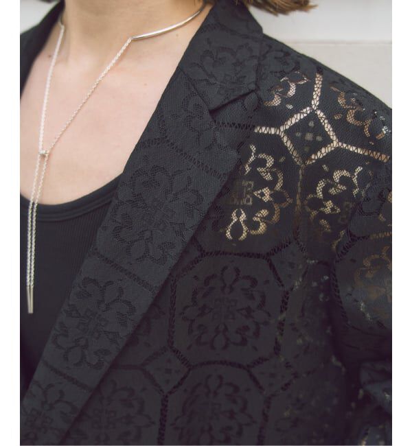 HARDY NOIR「《予約》スクエアパターンレースジャケット」|その他|