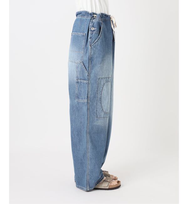 FRAMeWORK「≪予約≫JOHNBULL/ジョンブル ライトデニムビブレスワークパンツ」|デニム|