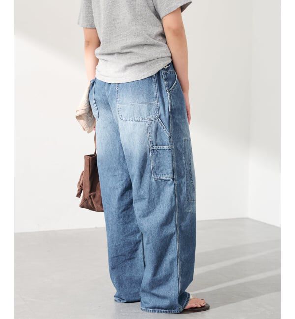 FRAMeWORK「≪予約≫JOHNBULL/ジョンブル ライトデニムビブレスワークパンツ」|デニム|