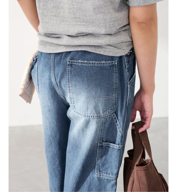 FRAMeWORK「≪予約≫JOHNBULL/ジョンブル ライトデニムビブレスワークパンツ」|デニム|