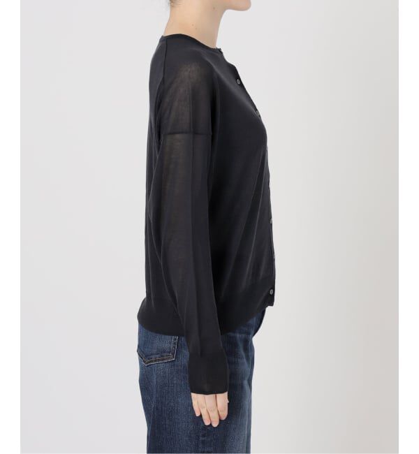 Spick and Span「《予約》ウォッシャブルシアークルーカーディガン」|カーディガン|