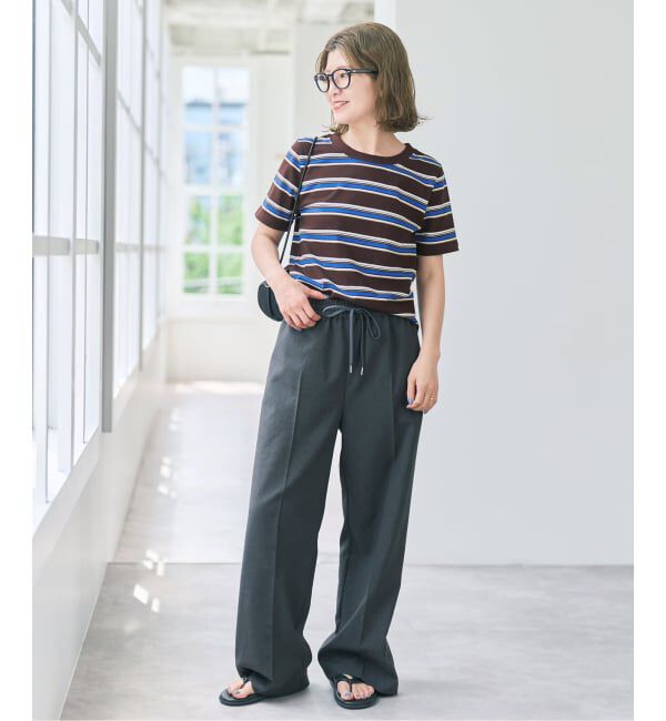 Spick and Span「《予約》マルチボーダーTシャツ」|Tシャツ・カットソー|