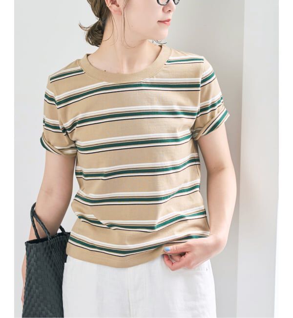 Spick and Span「《予約》マルチボーダーTシャツ」|Tシャツ・カットソー|