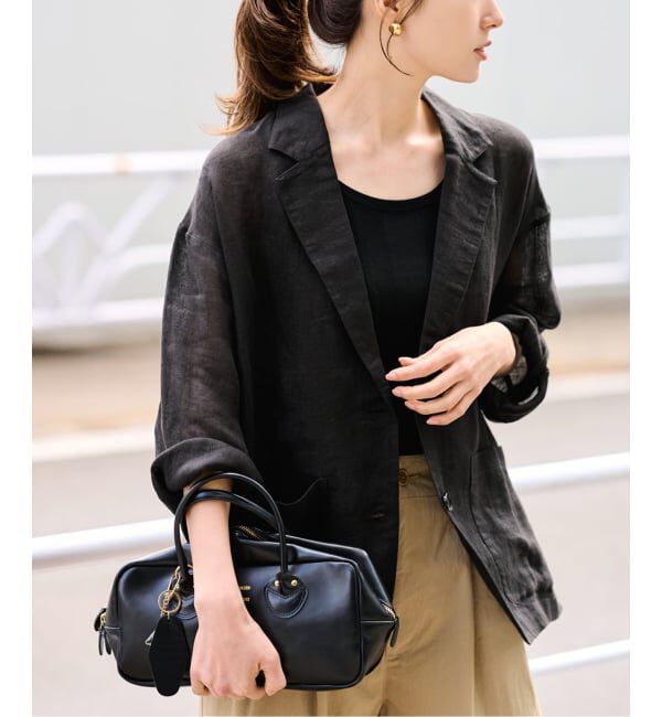 FRAMeWORK「≪追加≫LINENメッシュジャケット 2」|テーラードジャケット|