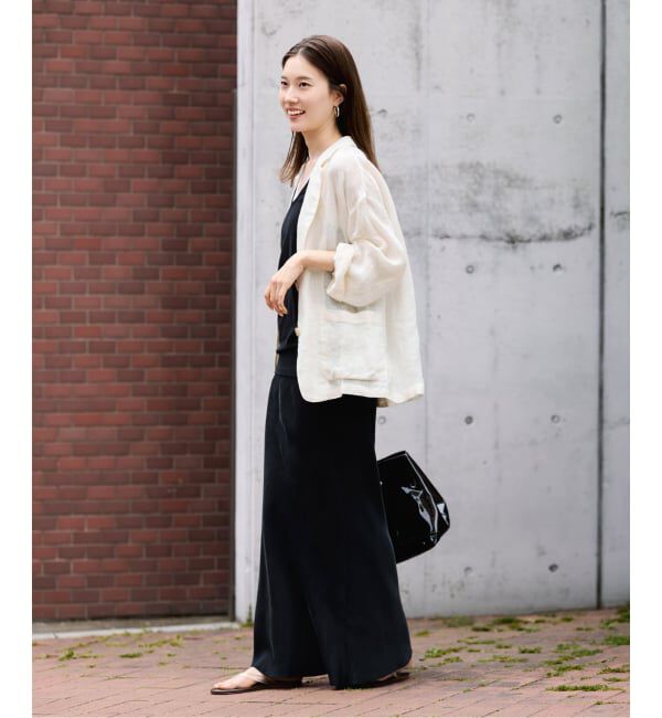 FRAMeWORK「≪追加≫LINENメッシュジャケット 2」|テーラードジャケット|