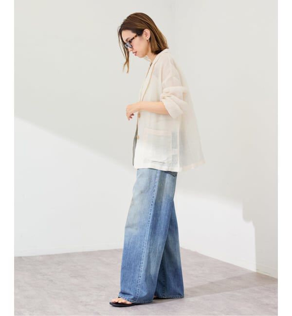 FRAMeWORK「≪追加≫LINENメッシュジャケット 2」|テーラードジャケット|