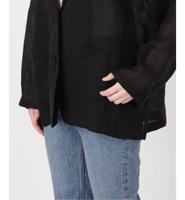 FRAMeWORK「≪追加≫LINENメッシュジャケット 2」|テーラードジャケット|