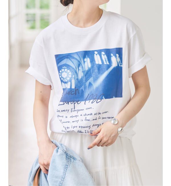 Spick and Span「《予約》OFF SESSION / オフ セッション PHOTO Tee」|Tシャツ・カットソー|