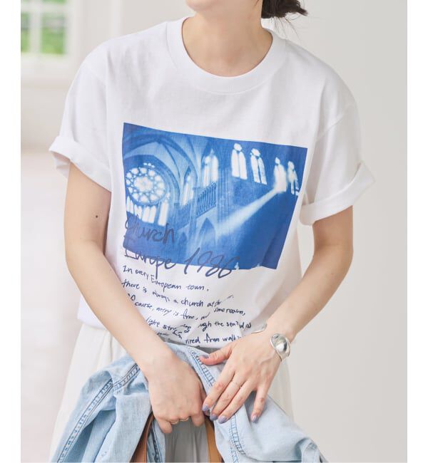 Spick and Span「《予約》OFF SESSION / オフ セッション PHOTO Tee」|Tシャツ・カットソー|ホワイト A