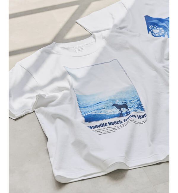 Spick and Span「《予約》OFF SESSION / オフ セッション PHOTO Tee」|Tシャツ・カットソー|ホワイト C