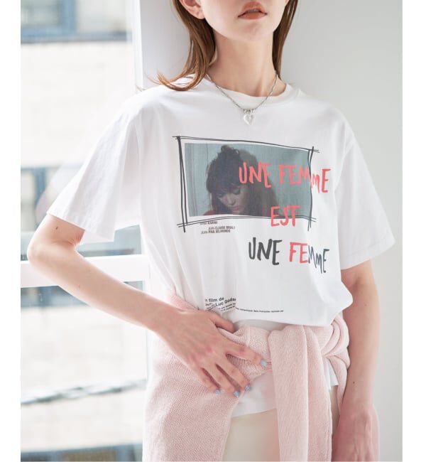 U by SPICK&SPAN「《予約》TRICOMER/トリコメル UNE FEMME EST FEMME-2 TEE」|Tシャツ・カットソー|ホワイト