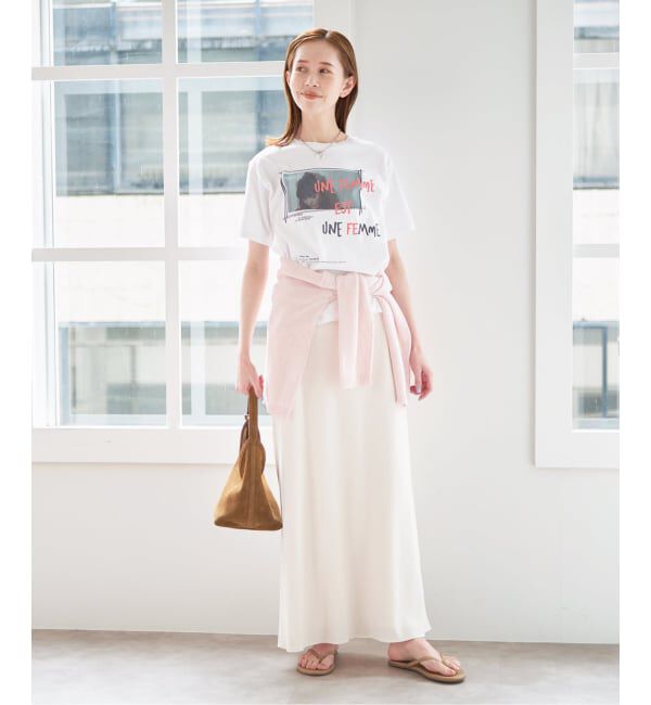 U by SPICK&SPAN「《予約》TRICOMER/トリコメル UNE FEMME EST FEMME-2 TEE」|Tシャツ・カットソー|