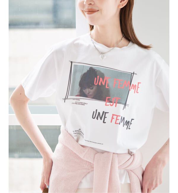 U by SPICK&SPAN「《予約》TRICOMER/トリコメル UNE FEMME EST FEMME-2 TEE」|Tシャツ・カットソー|