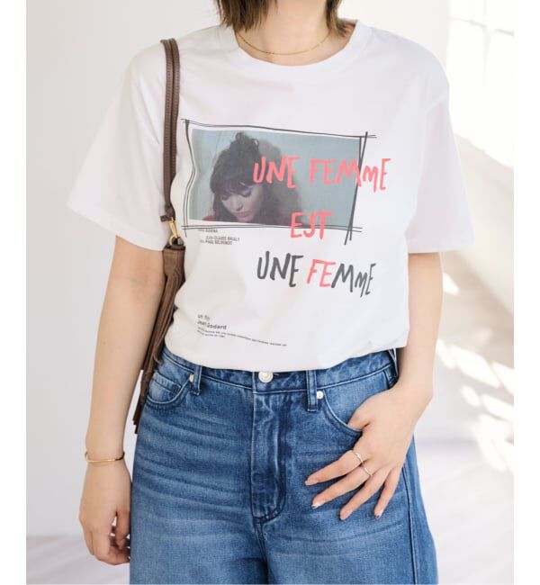 U by SPICK&SPAN「《予約》TRICOMER/トリコメル UNE FEMME EST FEMME-2 TEE」|Tシャツ・カットソー|