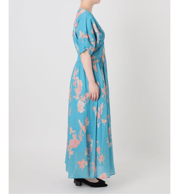  「《予約》【洗える】ne Quittez pas/ヌキテパ　別注ローズプリントドレス」|ワンピース|