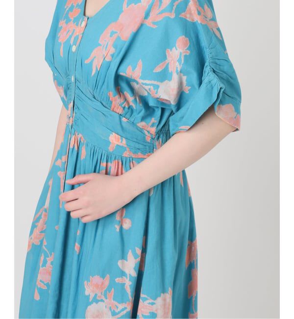  「《予約》【洗える】ne Quittez pas/ヌキテパ　別注ローズプリントドレス」|ワンピース|