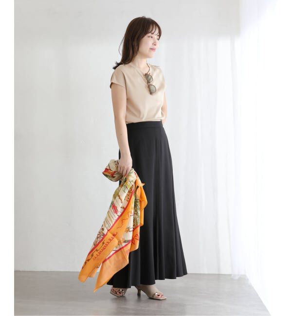  「manipuri/マニプリ コットンシルクストール トロピカルガーデン」|ストール|