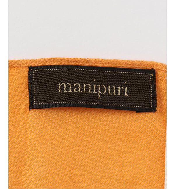  「manipuri/マニプリ コットンシルクストール トロピカルガーデン」|ストール|