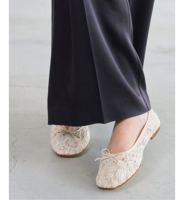  「スクエアソフトレースバレエ」|バレエシューズ|