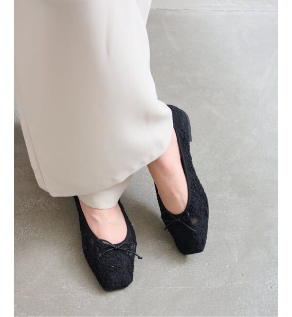  「スクエアソフトレースバレエ」|バレエシューズ|