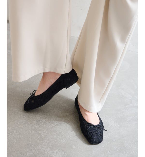  「スクエアソフトレースバレエ」|バレエシューズ|