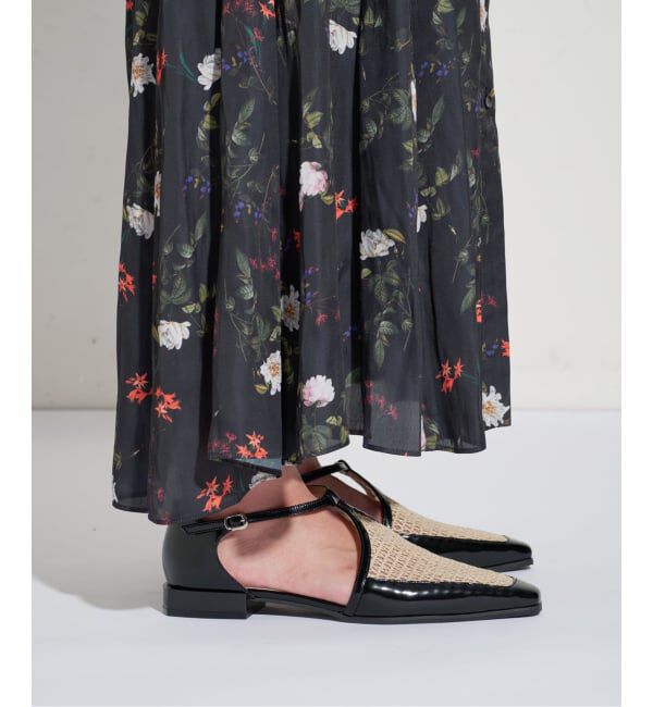 GRISE「GRISEナロースクエアコンビTストラップセパレートフラット」|その他|