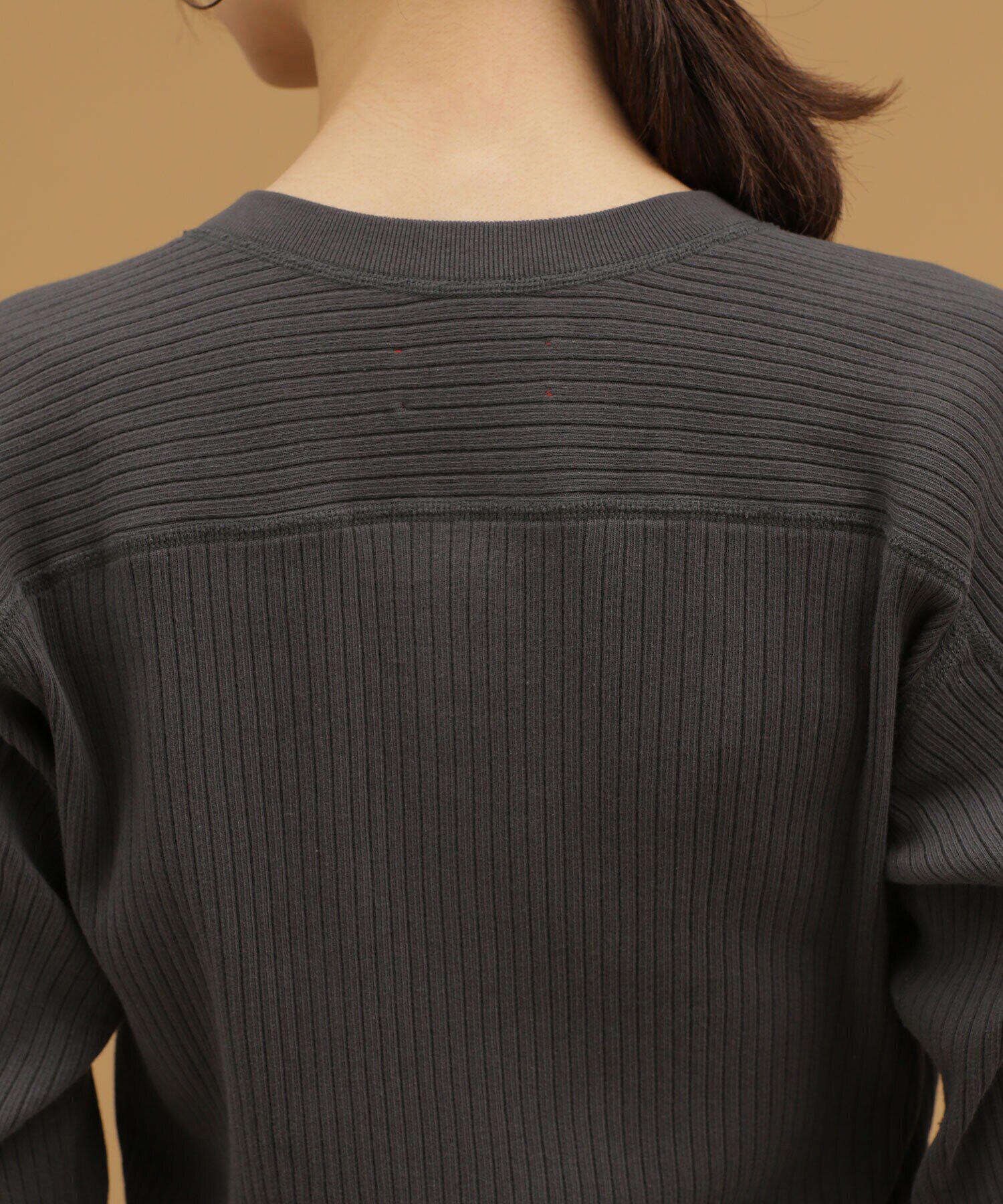 nano･universe「MEYAME/オブロングネックリブプルオーバー 長袖」|Tシャツ・カットソー|