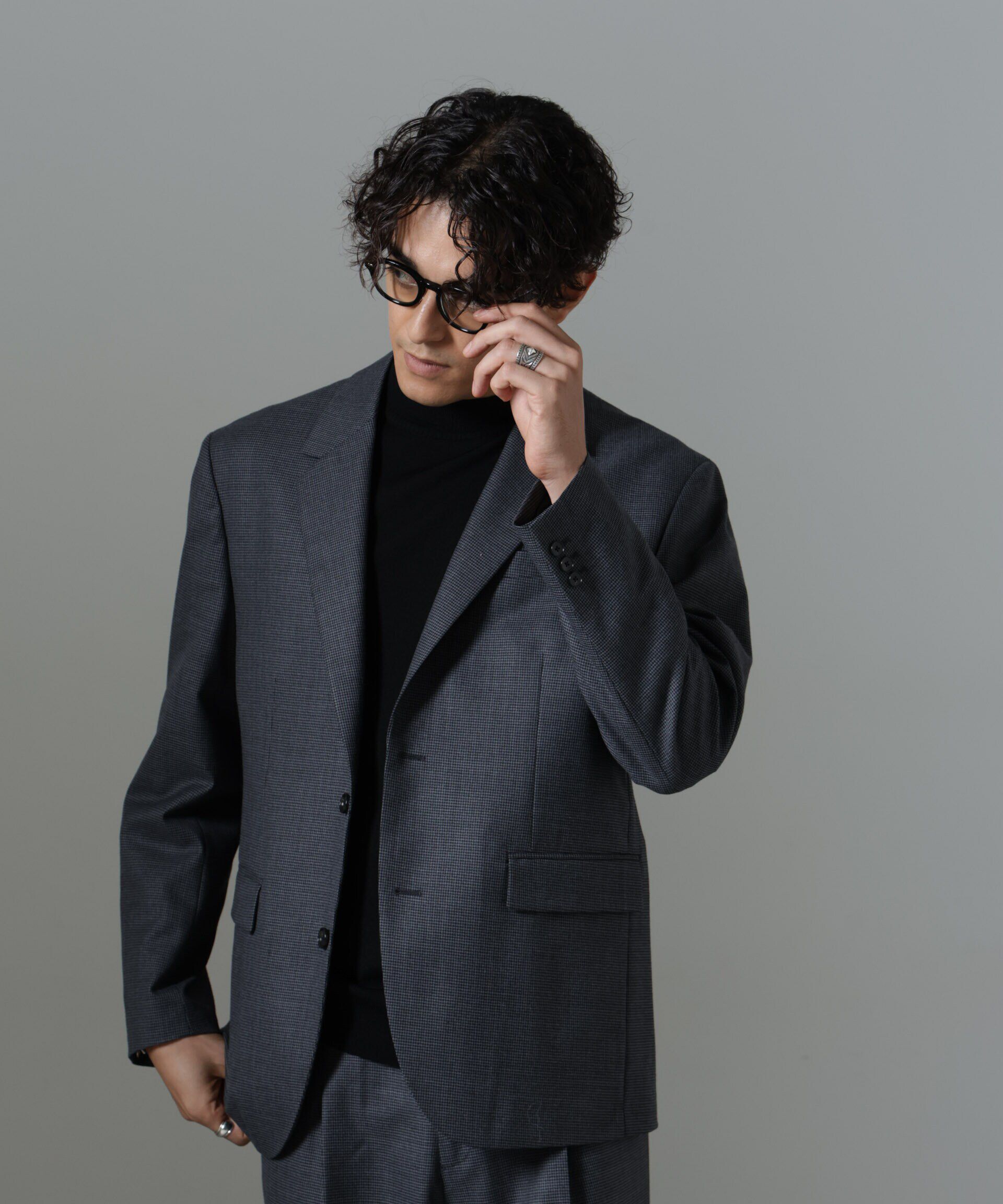 nano･universe「クラシックウールボクシージャケット(セットアップ可)」|スーツ|