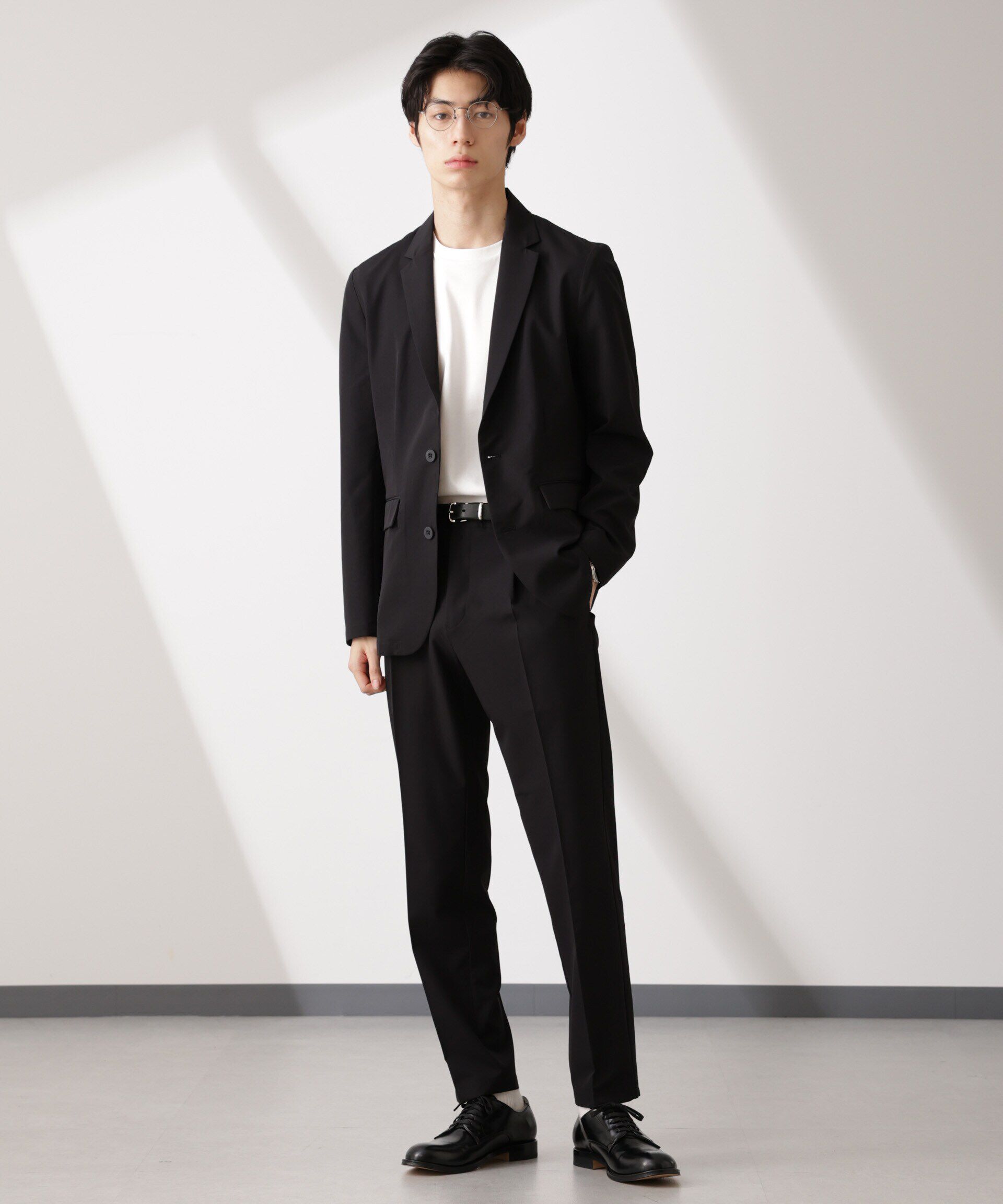 nano･universe「ライトウェイトストレッチ ジャケット(セットアップ可)」|テーラードジャケット|