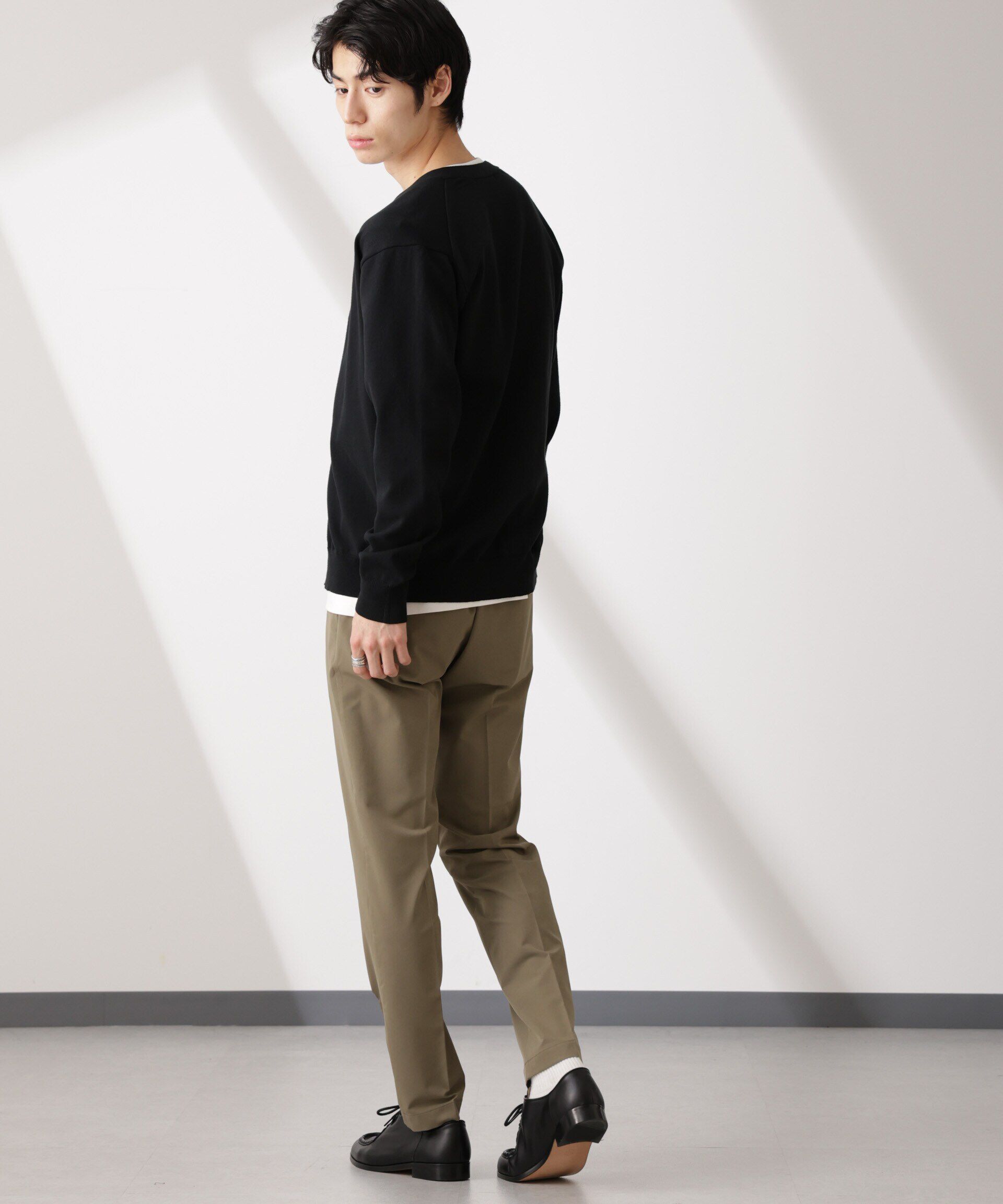 nano･universe「ライトウェイトストレッチ タイトスラックス(セットアップ可)」|チノ|