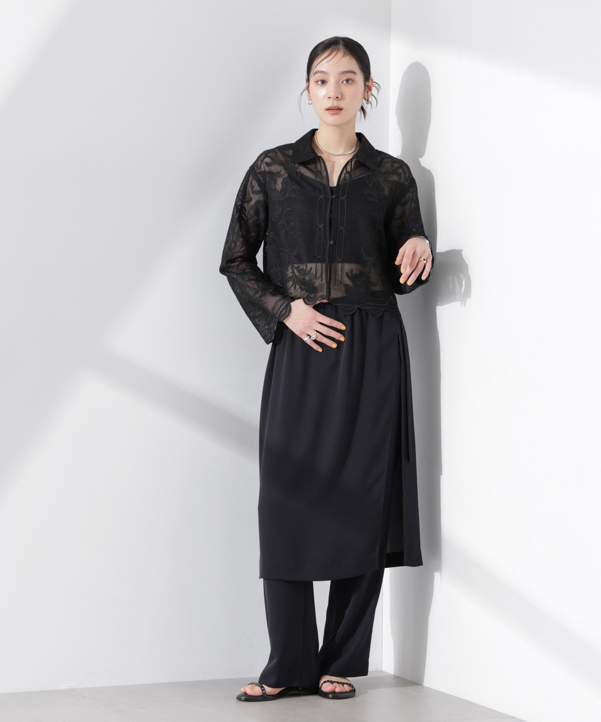 nano･universe「ストレッチポンチカップ付きブラトップキャミソール」|Tシャツ・カットソー|