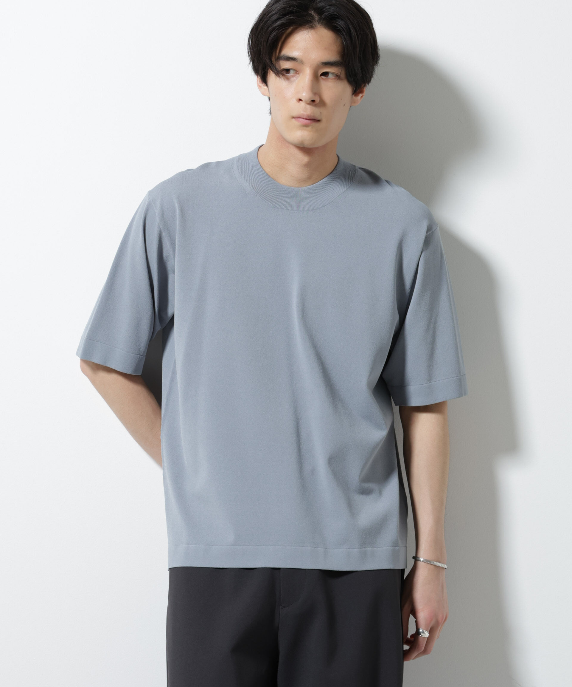 nano･universe「｢ELITE 7 FUNCTION｣モックネックニット」|ニット・セーター|