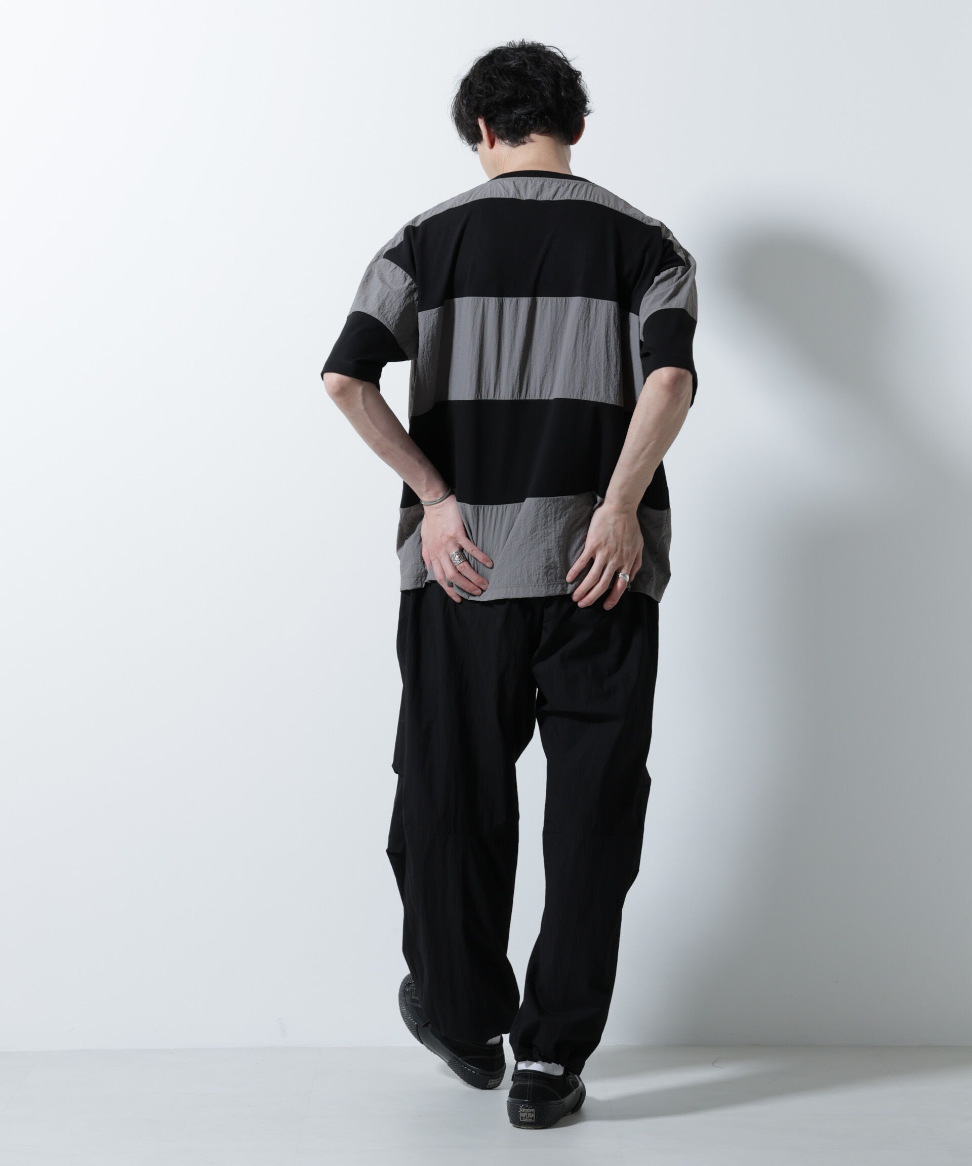 nano･universe「ライトウェイトバギーパンツ」|チノ|