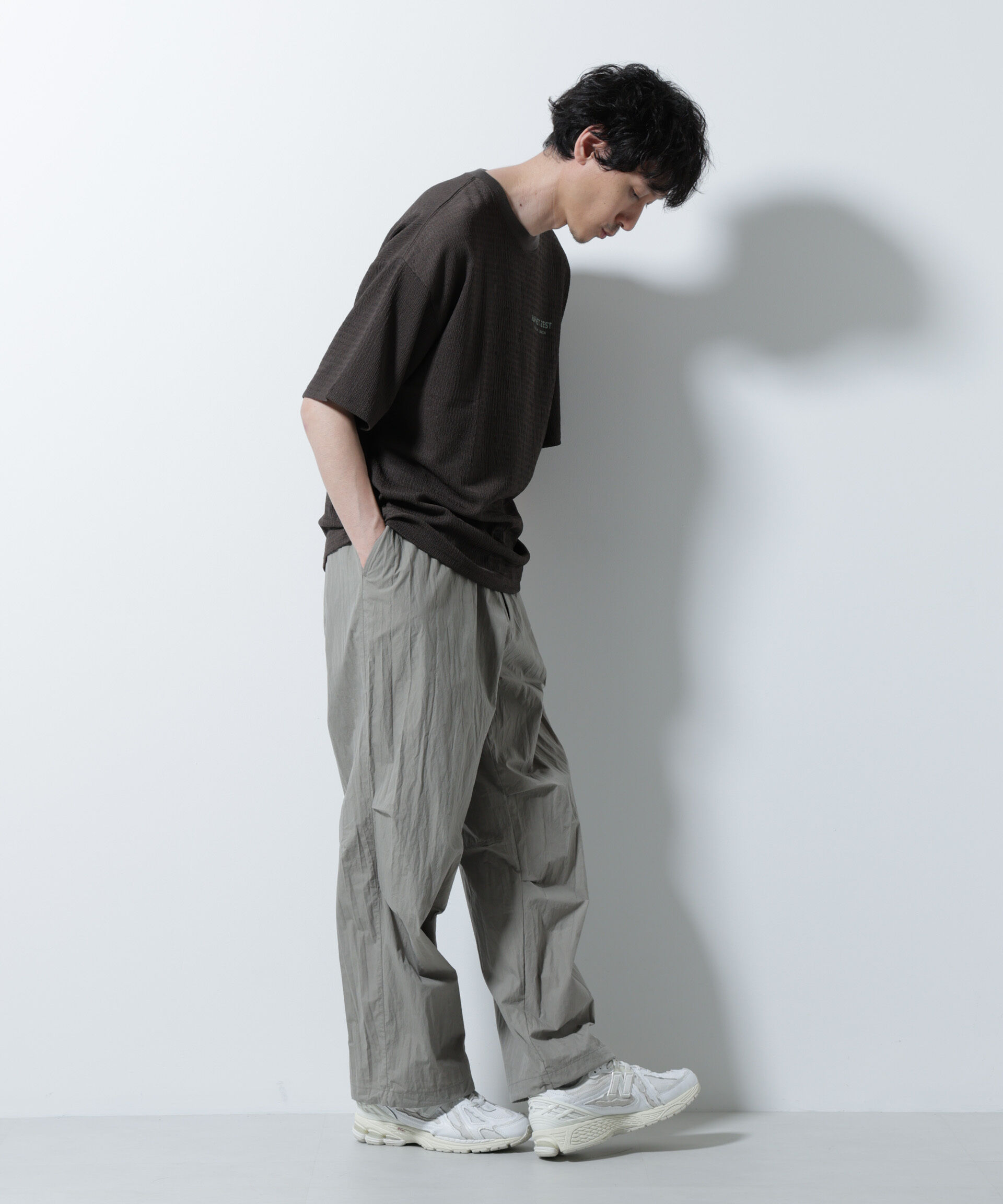 nano･universe「ライトウェイトバギーパンツ」|チノ|