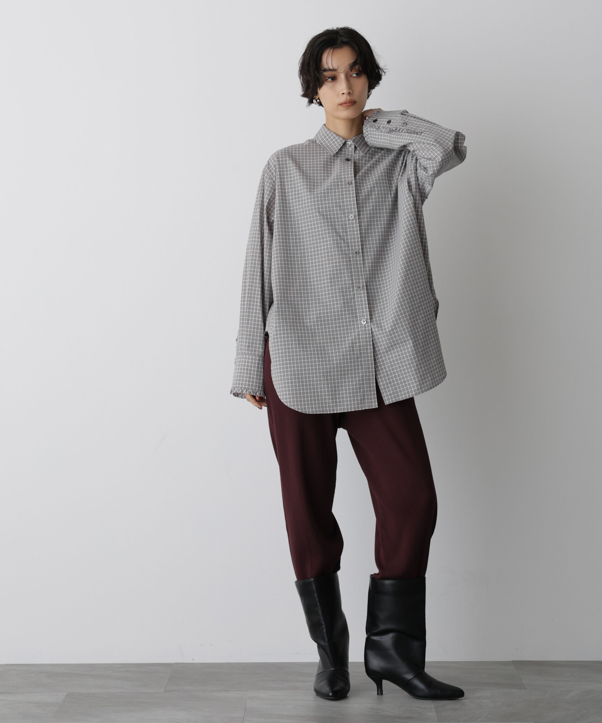  「「STEVELOUR」モダンプレッピーシャツ」|シャツ・ブラウス|