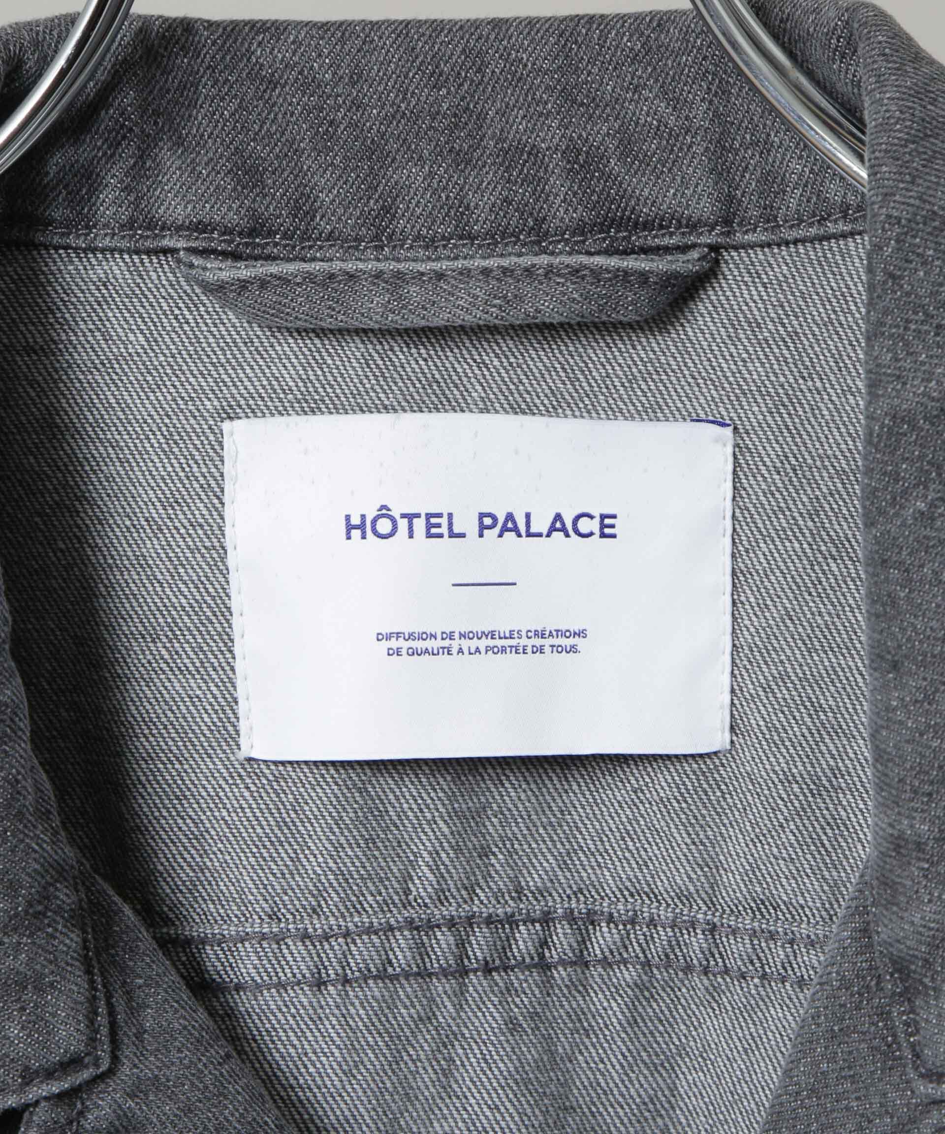 nano･universe「｢HOTEL PALACE｣ フェードデニムカバーオールジャケット」|ブルゾン・スタジャン|