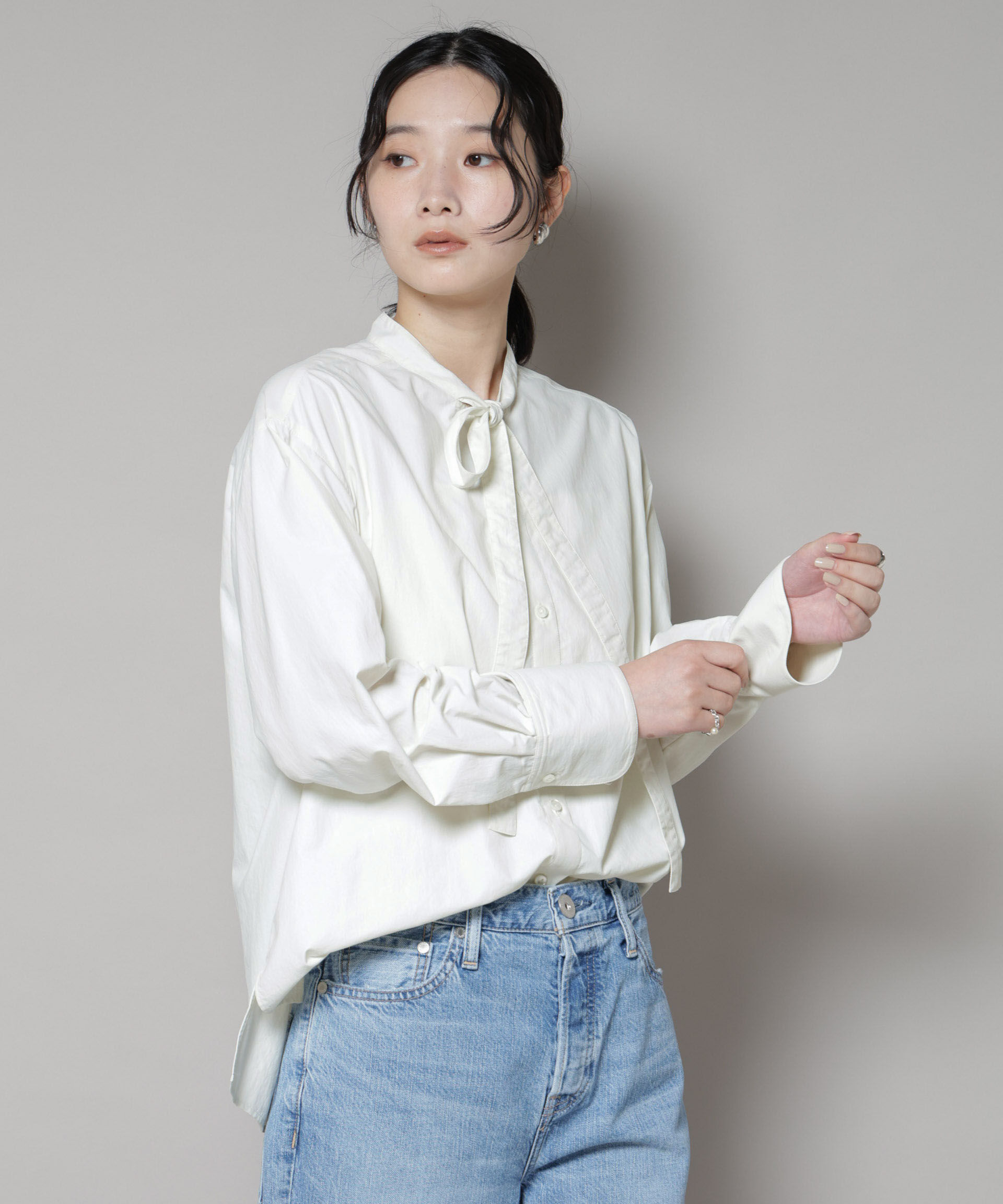 nano･universe「チンツボウタイシャツ」|シャツ・ブラウス|