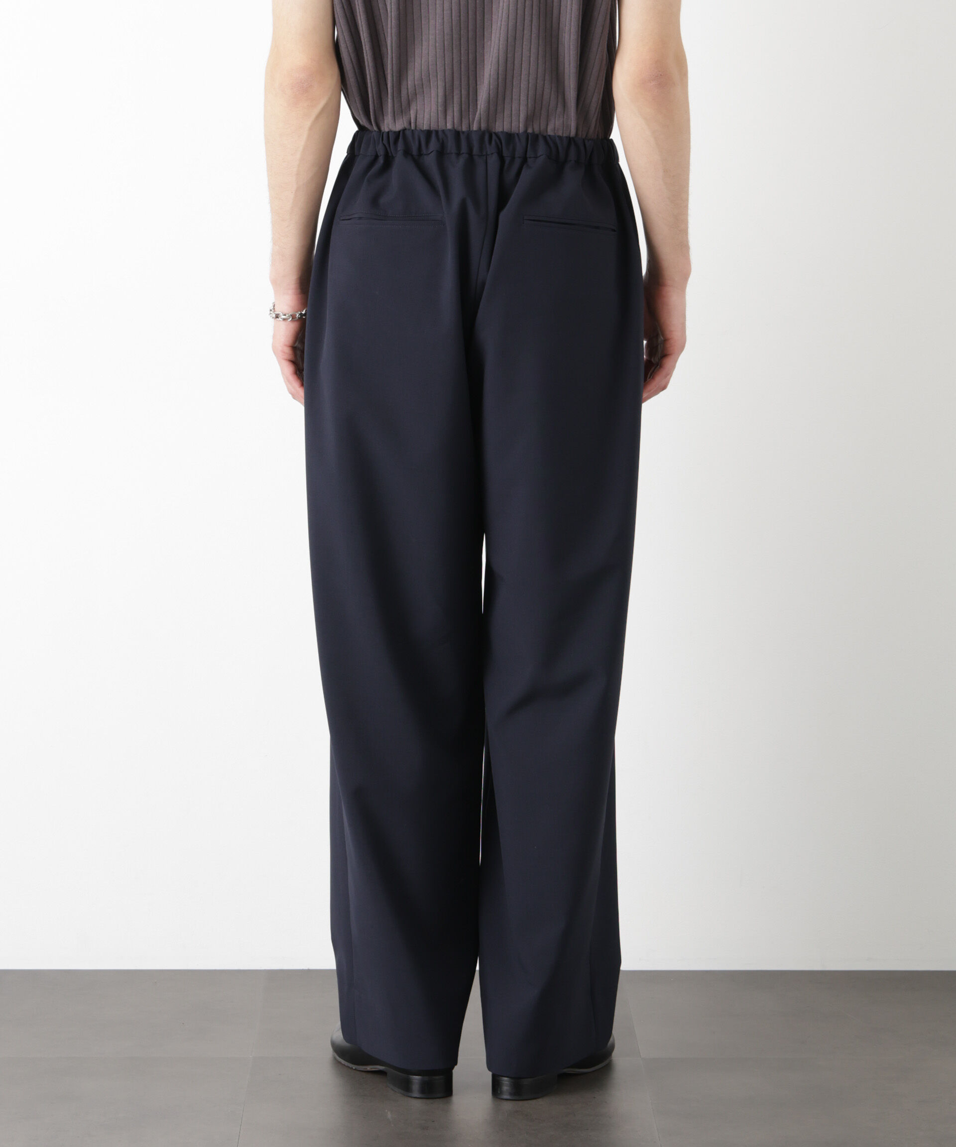 nano･universe「｢OtoNANO｣大人のワイドパンツ Reflax(R) ECOウエザークロスパンツ」|チノ|