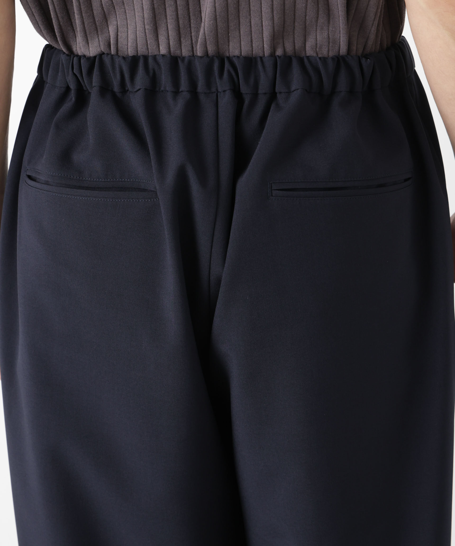 nano･universe「｢OtoNANO｣大人のワイドパンツ Reflax(R) ECOウエザークロスパンツ」|チノ|