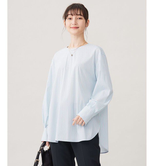 自由区「【洗える】SOMELOSチュニック ブラウス」|シャツ・ブラウス|ｻｯｸｽｽﾄ