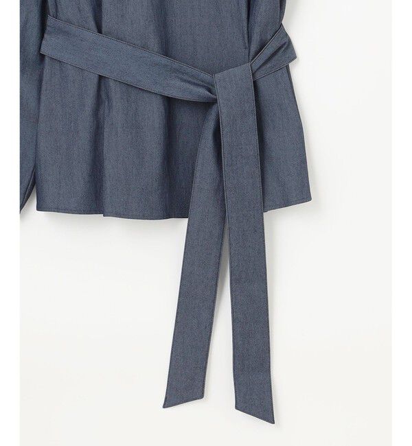 自由区「【セットアップ対応・洗える】ドレープツイルプルオーバー ブラウス」|シャツ・ブラウス|