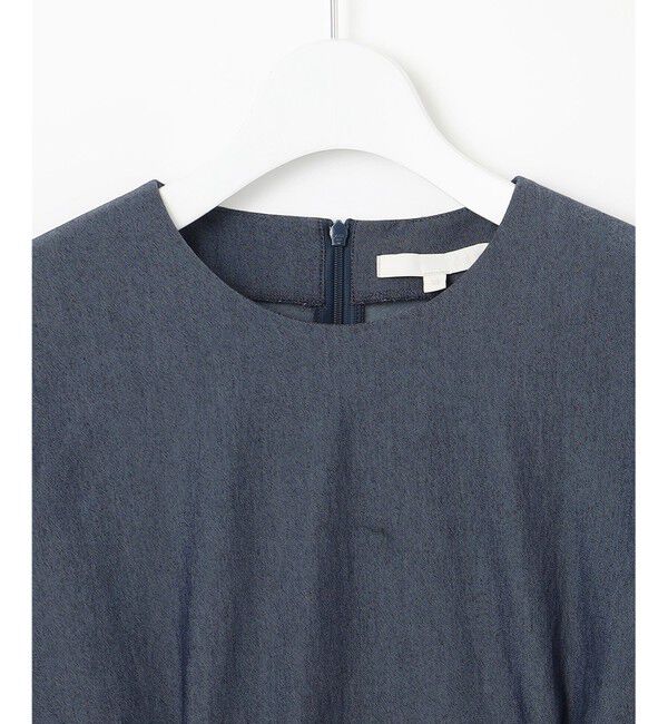 自由区「【セットアップ対応・洗える】ドレープツイルプルオーバー ブラウス」|シャツ・ブラウス|